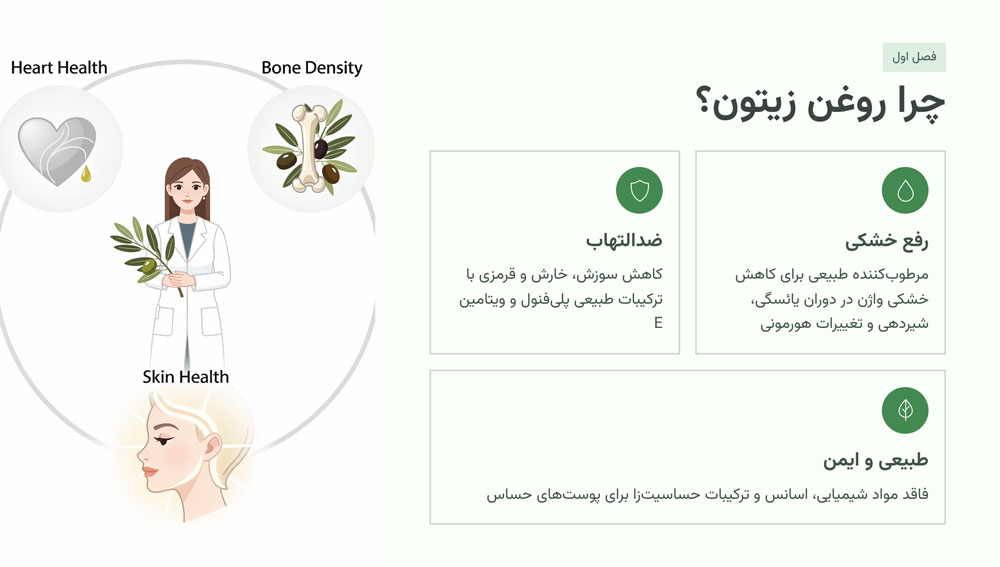 چرا روغن زیتون؟
